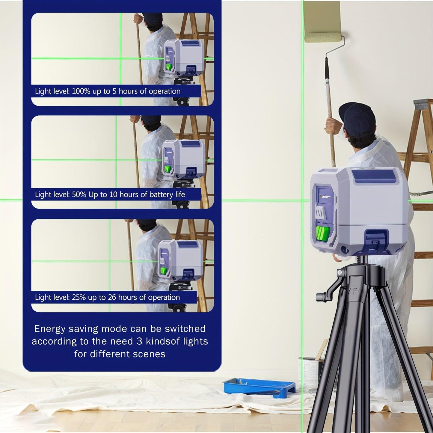 Self-Leveling Laser Measuring Tool – Perfect Lines Every Time