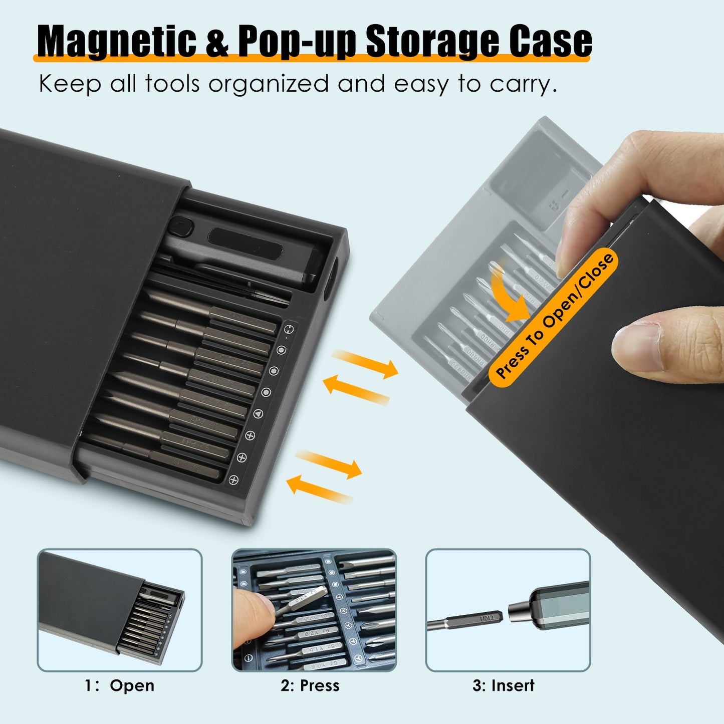 Mini Cordless Electric Screwdriver – Compact & Rechargeable