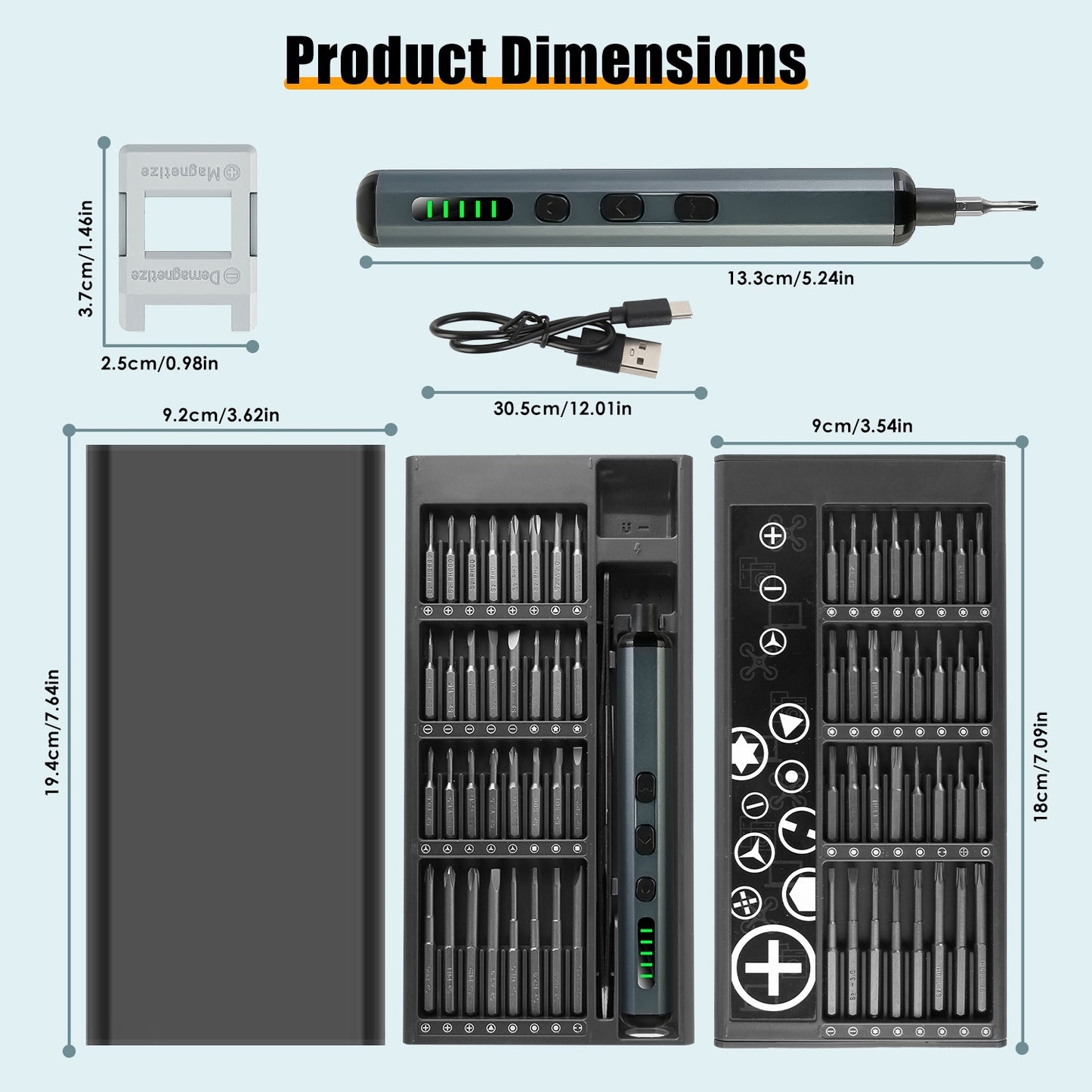 Mini Cordless Electric Screwdriver – Compact & Rechargeable